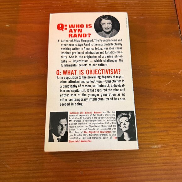 Who Is Ayn Rand? By Nathaniel Branden & Barbara Branden Paperback Library Editio - Picture 2 of 4